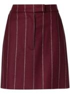 Thom Browne Shadow Stripe Mens Fit Miniskirt - Red