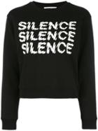Mcq Alexander Mcqueen - Silence Sweatshirt - Women - Cotton - M, Black, Cotton
