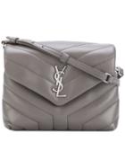 Saint Laurent - Monogram Quilted Bag - Women - Calf Leather - One Size, Grey, Calf Leather