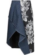3.1 Phillip Lim Floral Asymmetric Skirt
