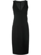 Theory Fitted V Neck Dress