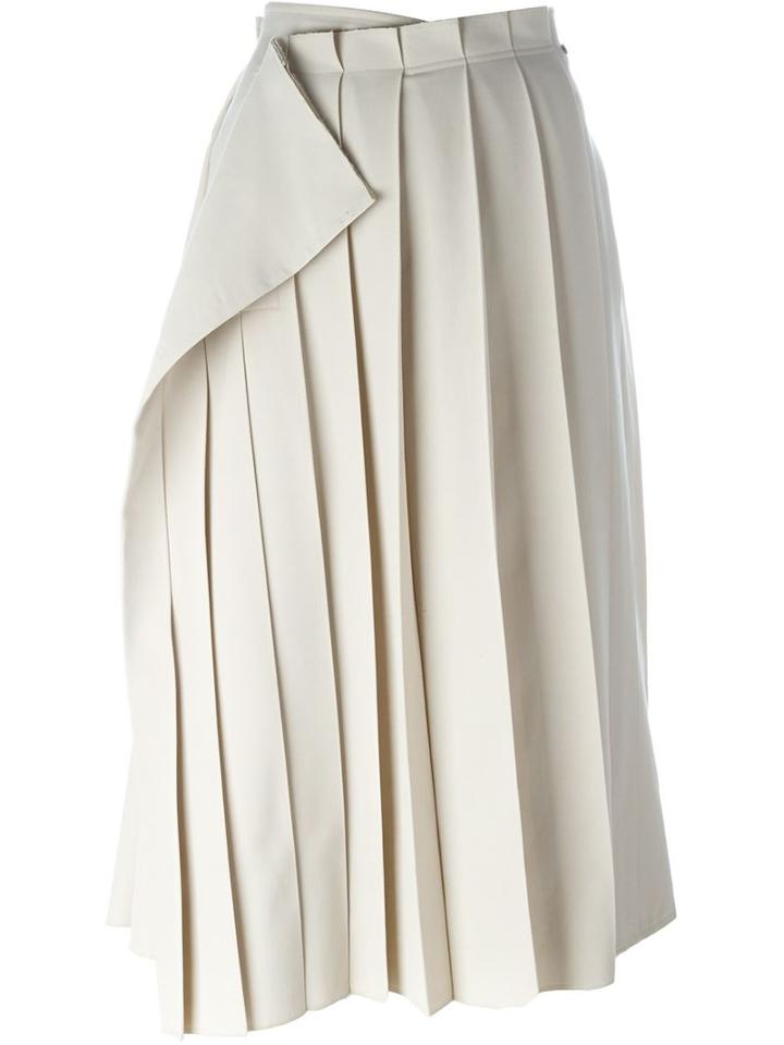 Yohji Yamamoto Vintage Pleated Wrap Skirt