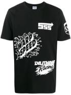 Sss World Corp Printed Cotton T-shirt - Black