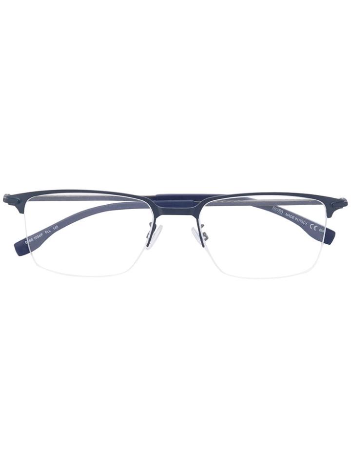 Boss Hugo Boss Square Frame Glasses - Blue