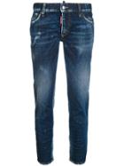 Dsquared2 Twiggy Cropped Jeans - Blue