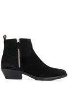 The Seller Zipped Ankle Boots - Black