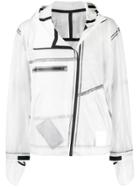 Satisfy Off-centre Zip Jacket - White