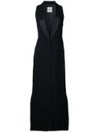 Each X Other - Sleeveless Coat - Women - Acetate/viscose - M, Women's, Black, Acetate/viscose