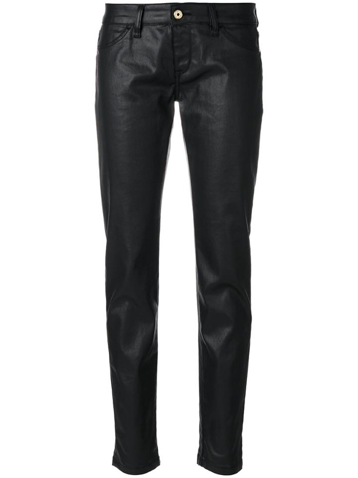 Just Cavalli Classic Biker Trousers - Black