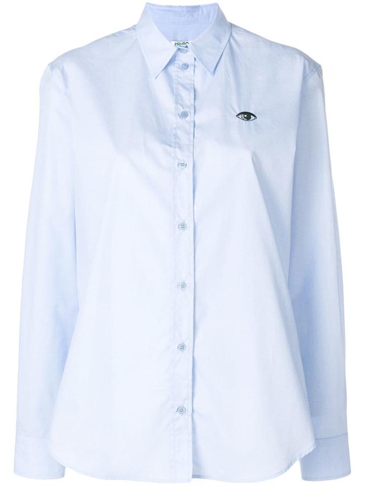 Kenzo Embroidered Eye Shirt - Blue