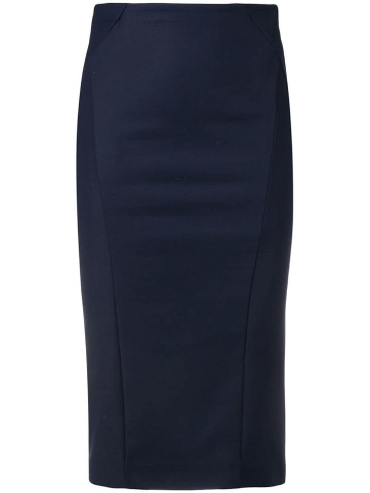 Patrizia Pepe Pencil Skirt - Blue