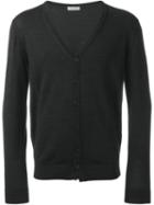Fashion Clinic V-neck Cardigan, Men's, Size: 56, Grey, Merino
