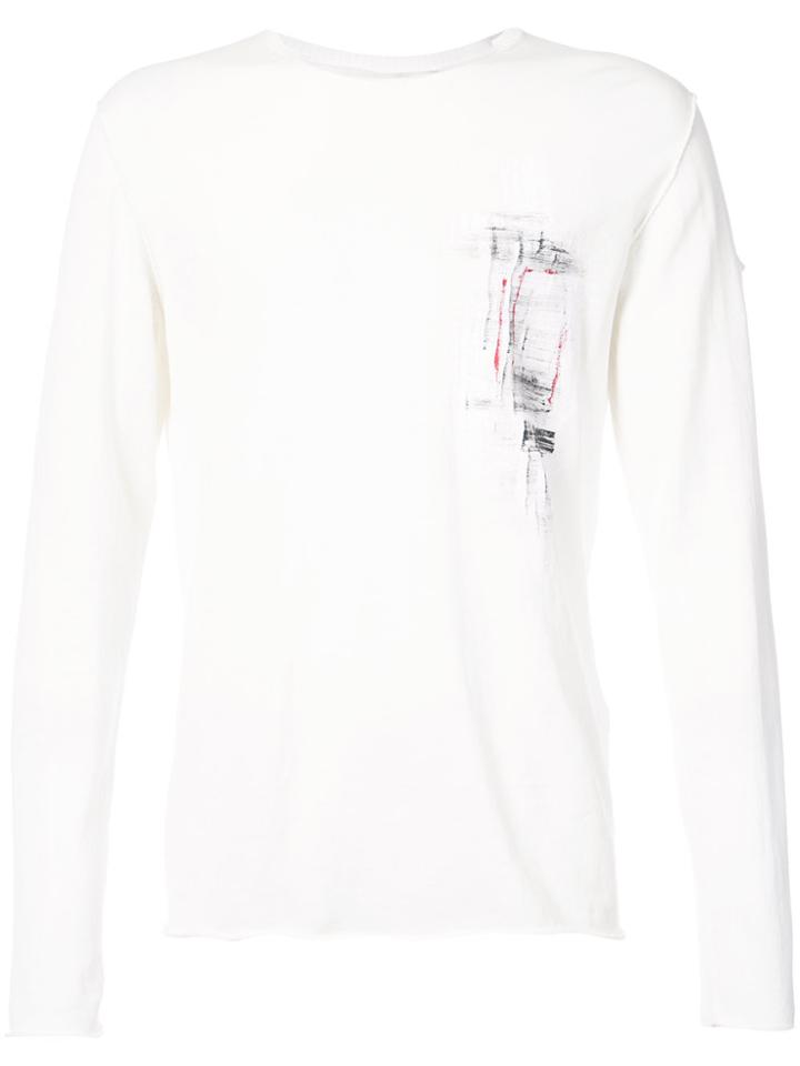 Isabel Benenato Wound Jumper - White