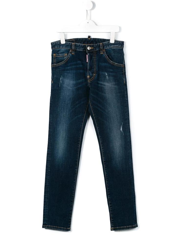 Dsquared2 Kids 'cool' Slim Jeans, Boy's, Size: 16 Yrs, Blue