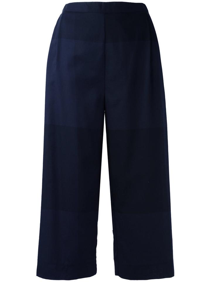 Stephan Schneider Cropped Pants, Women's, Size: 3, Blue, Cotton