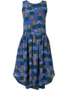 Sea Pineapple Print Dress