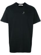 Givenchy Crucifix Embroidered T-shirt, Men's, Size: Xxs, Black, Cotton/lamb Skin