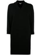 Kenzo Logo Back Sweater Dress, Women's, Size: Medium, Black, Cotton