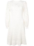 A.l.c. Knitted Long Sleeve Dress - White