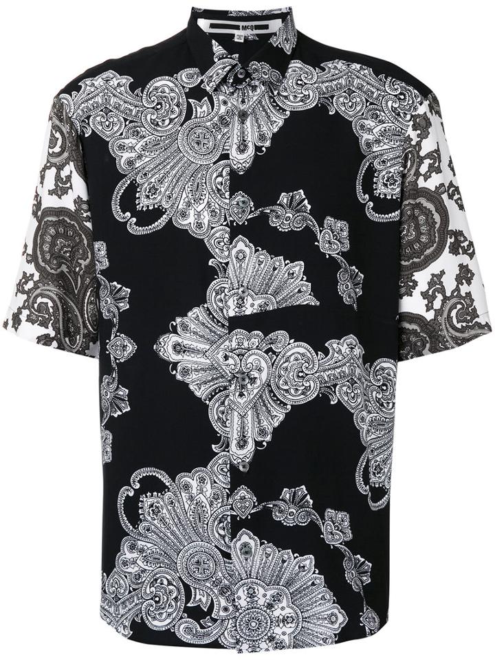 Mcq Alexander Mcqueen - Printed Shirt - Men - Viscose - 50, Black, Viscose