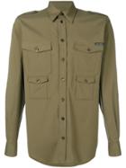 Dolce & Gabbana Long Sleeved Military Shirt - Green
