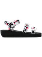 Fila Logo Strap Sandals - Black