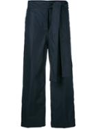 Sofie D'hoore Drawstring Cropped Pants, Women's, Size: 38, Blue, Cotton