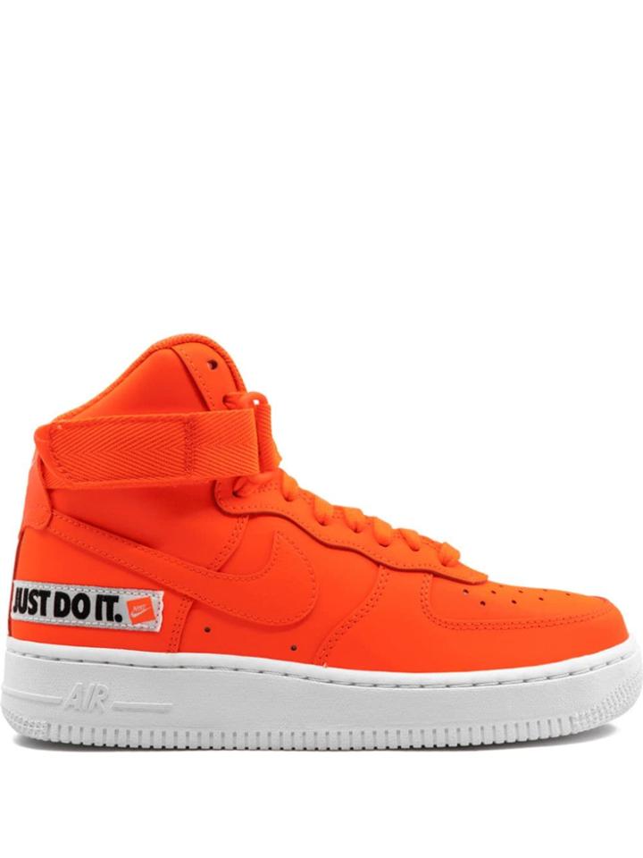 Nike Wmns Air Force 1 Hi Lx Lthr - Total Orange/total Orange