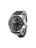 Tudor 'black Bay' Analog Watch, Men's, Stainless Steel