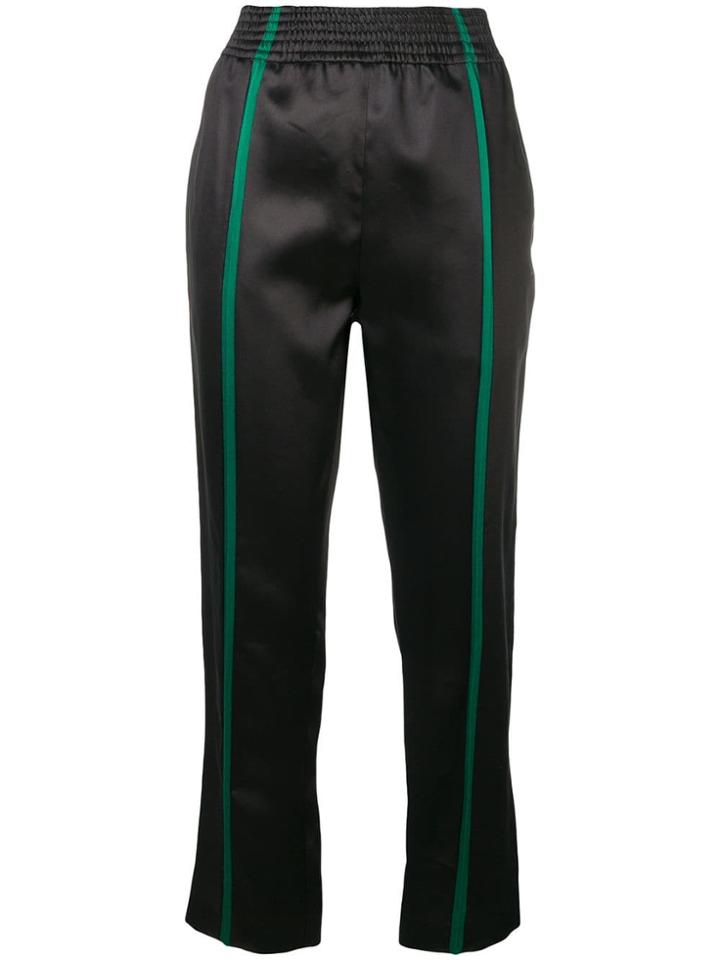 Haider Ackermann Front Stripe Trousers - Black
