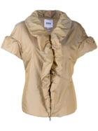 Moschino Pre-owned 1990's Draped Padded Shortsleved Jacket - Neutrals