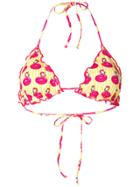 Mc2 Saint Barth Flamingo Striped Bikini - Yellow & Orange