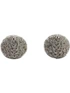 Elise Dray Diamond 'mini Muse' Earrings - Grey