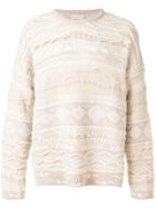 Laneus Cable-knit Sweater - Nude & Neutrals