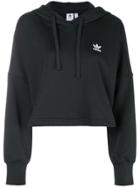 Adidas Adidas Originals Styling Complements Cropped Hoodie - Black
