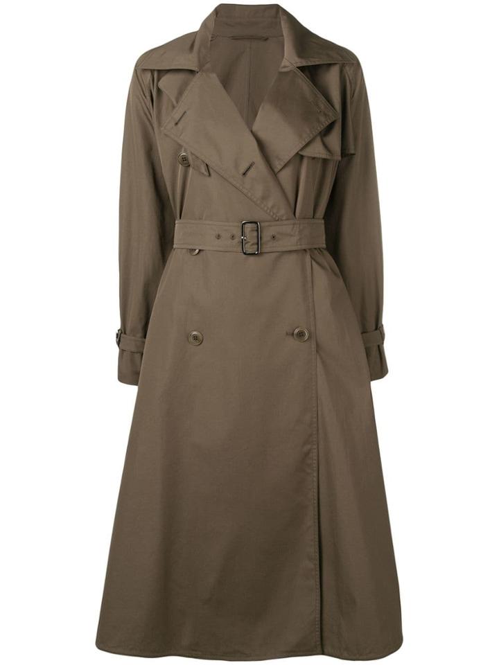 Max Mara Albano Trench Coat - Green
