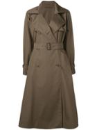 Max Mara Albano Trench Coat - Green