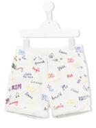 Stella Mccartney Kids Printed Denim Shorts, Girl's, Size: 6 Yrs, Red