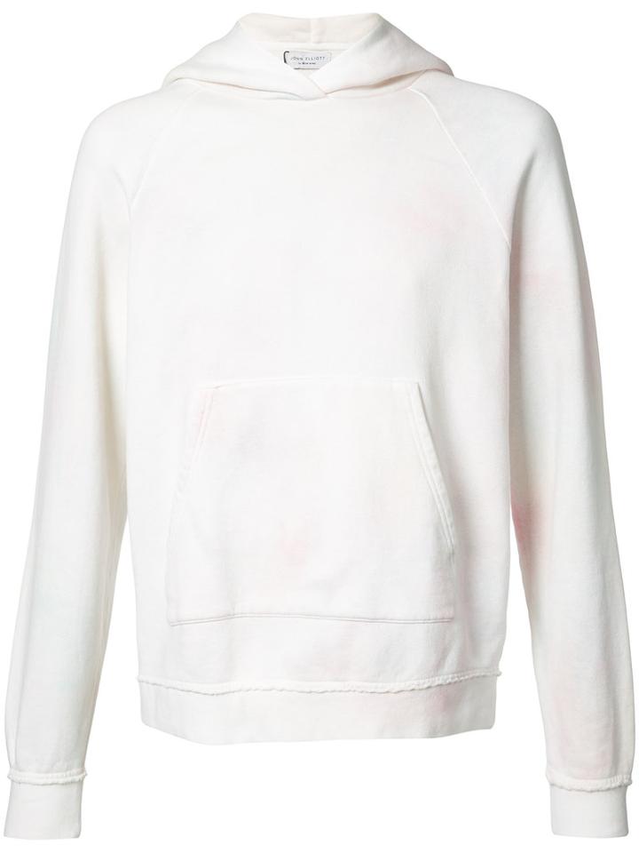 John Elliott - Hooded Sweatshirt - Men - Cotton/polyurethane - S, White, Cotton/polyurethane