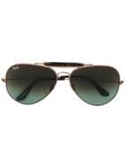Ray-ban - Outdoorsman Ii Sunglasses - Men - Metal - 62, Grey, Metal