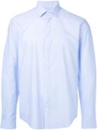 Cerruti 1881 - Classic Shirt - Men - Cotton/linen/flax - 42, Blue, Cotton/linen/flax