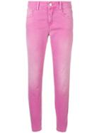 Closed Cropped Skinny Jeans - Pink