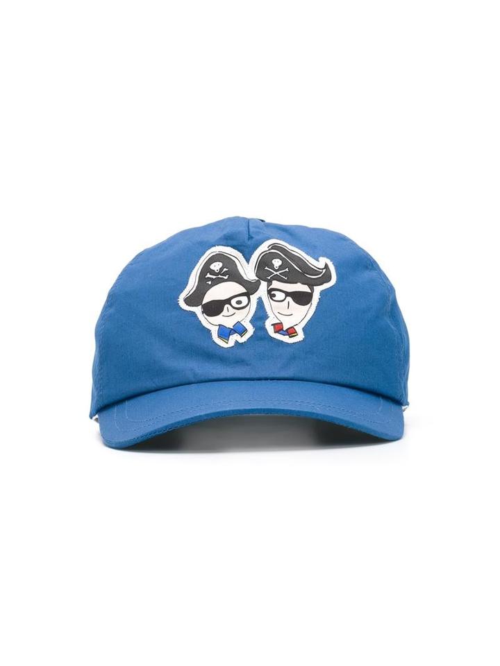 Dolce & Gabbana Kids 'd & G' Family Cap, Boy's, Size: 56 Cm, Blue