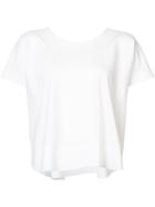Issey Miyake - Shortsleeved Boxy T-shirt - Women - Cotton/nylon/polyurethane - 2, White, Cotton/nylon/polyurethane