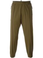 Dsquared2 Tailored Tapered Trousers, Men's, Size: 46, Green, Cotton/spandex/elastane/virgin Wool