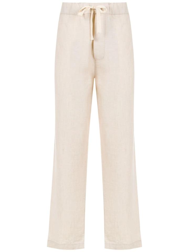 Osklen Drawstring Linen Pants - Neutrals