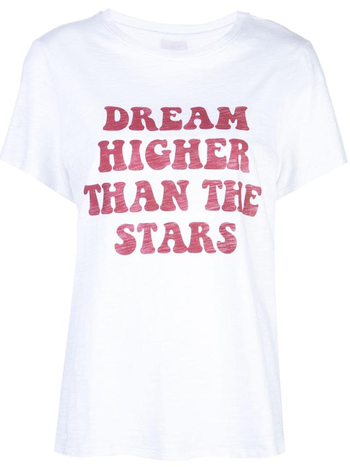 Cinq A Sept Dream Higher Than The Stars T-shirt - White
