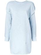 Theatre Products Layered Longsleeves Mini Dress, Women's, Blue, Cotton