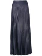 Golden Goose Deluxe Brand - Midi Pleated Skirt - Women - Polyester - S, Blue, Polyester