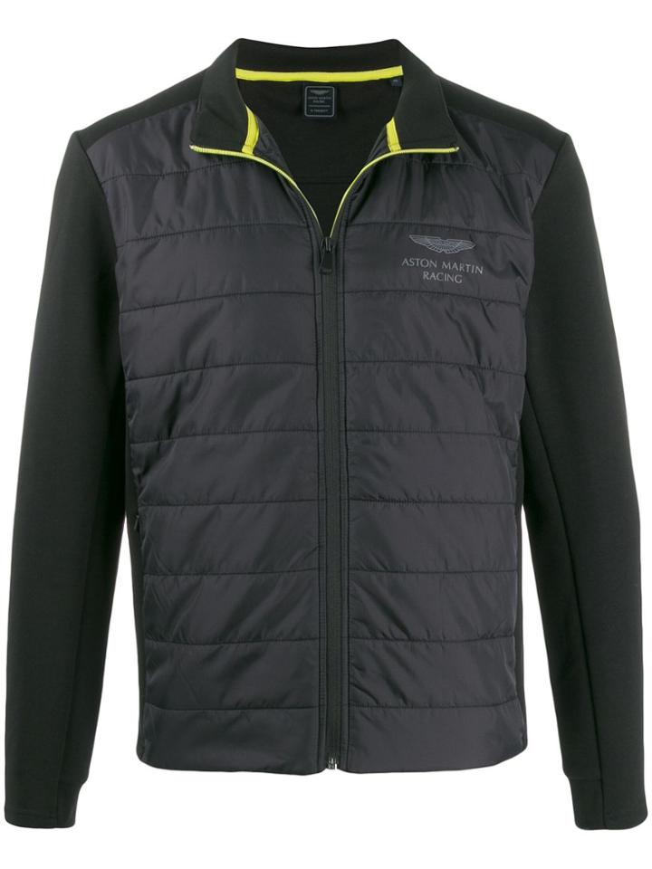 Hackett Aston Martin Quilted Racing Jacket - Black